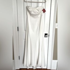 NWT Watters & Watters Strapless Wedding Dress Size 10